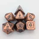 Arcane Forge | Copper Metal Arcana Dice Set