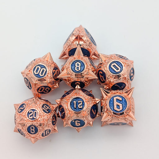 Thorns of the Blue Rose | Metal Caltrop Dice Set - Only-Games