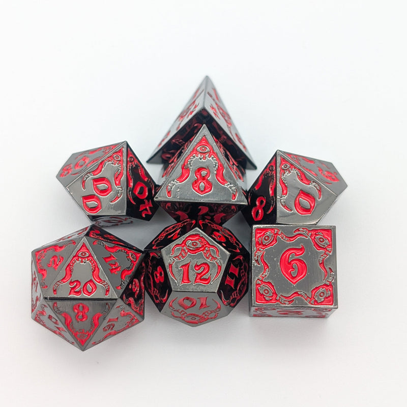 Infernal Pact | Metal Eldritch Dice Set - Only-Games