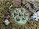 The Abyssal Sovereign | Eldritch Gold Metal Dice Set