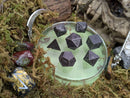Full Silver Metal Dice Set