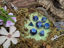 Simple Blue and Silver Metal Set