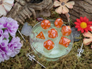 Orange Mist Dice Set