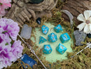 Turquoise Mist Dice Set
