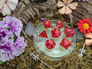 Red Pearl Dice Set