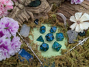 Moss Shimmer Dice Set