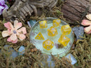 Yellow Shimmer Dice Set