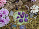 Magenta Shimmer Dice Set