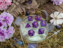 Magenta Shimmer Dice Set