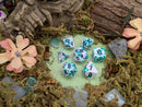 Splatter Green Dice Set