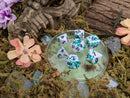 Splatter Green Dice Set