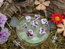 Rouge Splatter Dice Set