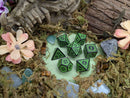 Green Zoltar Dice Set