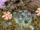 White Zoltar Dice Set