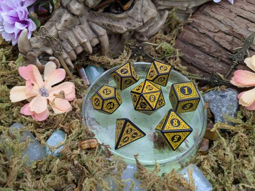 Yellow Zoltar Dice Set - Only-Games