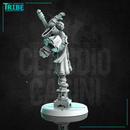 (0273) Female panda folk shaolin monk fighter with stick