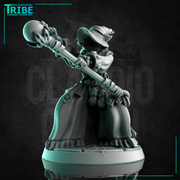 (0277) Female fox folk witch wizard sorceress with magic stick - Only-Games