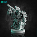 (0259) Male bear folk man warrior barbarian with axes - Only-Games