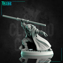 (0241) Male shi-fi warrior monk with a plasma sword and android arm - Only-Games