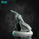 (0241) Male shi-fi warrior monk with a plasma sword and android arm - Only-Games