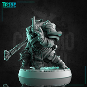 (0278) Male rhinoceros monk shaolin warrior with a stick - Only-Games