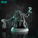 (0287) Male dwarf wizard enchanter sorceror magician with staff and spell scroll - Only-Games