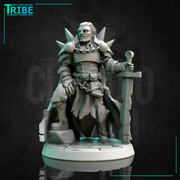 (0286) Male human elf half orc tiefling firbolg paladin warrior cleric with a plate armor and sword - Only-Games