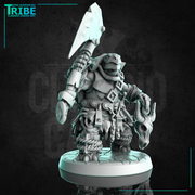 (0269) Male turtle folk barbarian warrior with an axes - Only-Games
