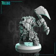 (0269) Male turtle folk barbarian warrior with an axes - Only-Games