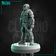 (0230)  Male spaceship sci-fi pilot with a helmet - Only-Games