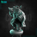 (0272) Male bear folk bard musician with a mandolin