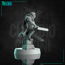 (0312) Male warforged assassin rogue  thief with magic swords and knives