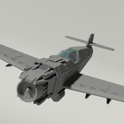 Grim BF-109 Fighter Plane - Only-Games