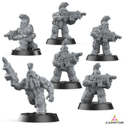 Tactical Space Dwarves "BFG" Squad (6 Models) - Only-Games