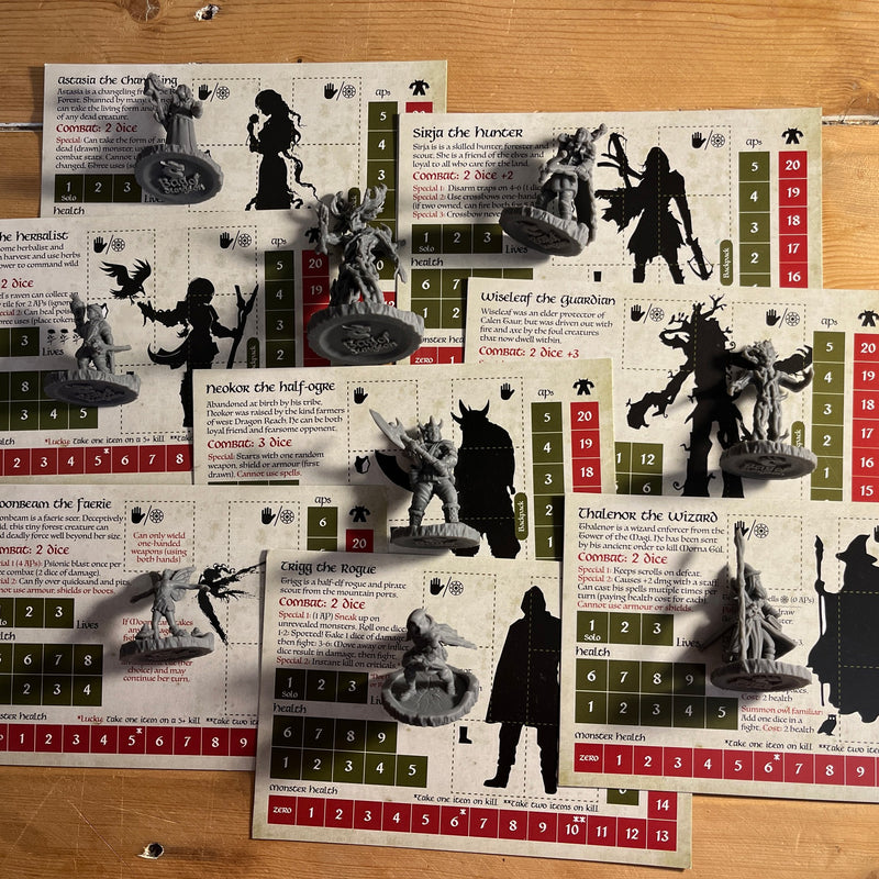 Bag of Dungeon 2 figures: The Cursed Forest - 9 Character Set - Only-Games