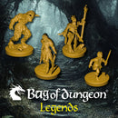 Bag of Dungeon LEGENDS Expansion Figures – 4 Character Set - Only-Games