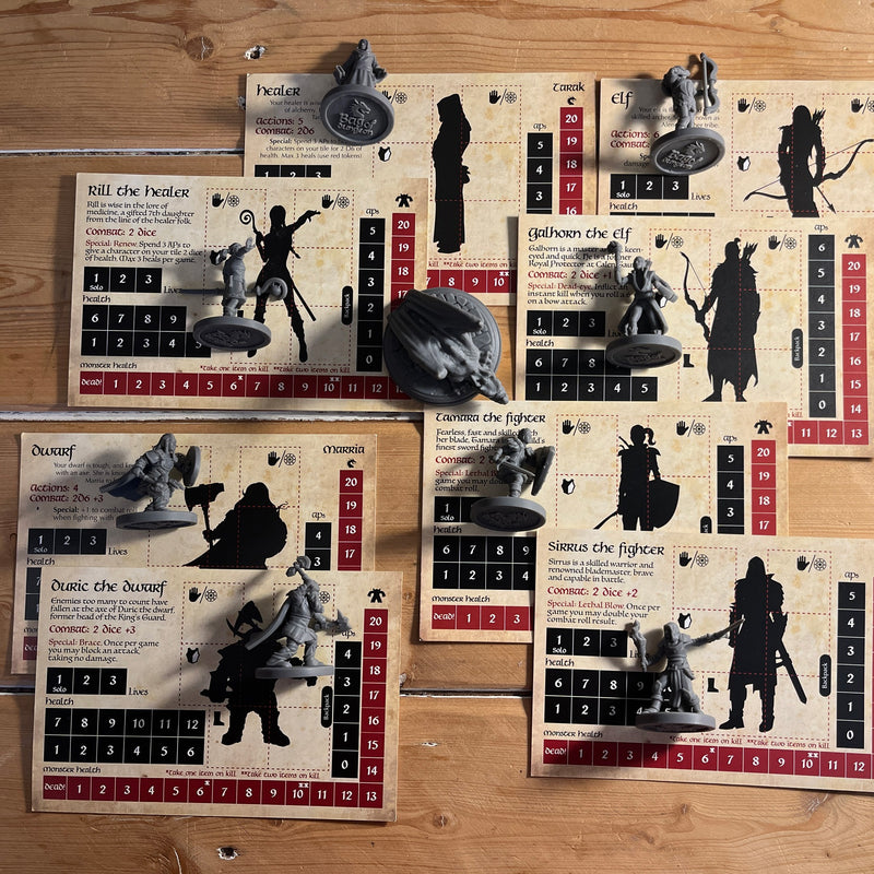 Bag of Dungeon figures: Set of 9 - Only-Games