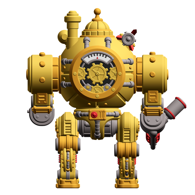 UWU Steam Force Rocket Mech tabletop Miniature - Only-Games