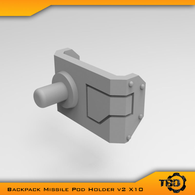 Backpack Missile Pod Holder V2 X10 - Only-Games