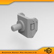 Backpack Rocket Pod Holder X10 - Only-Games