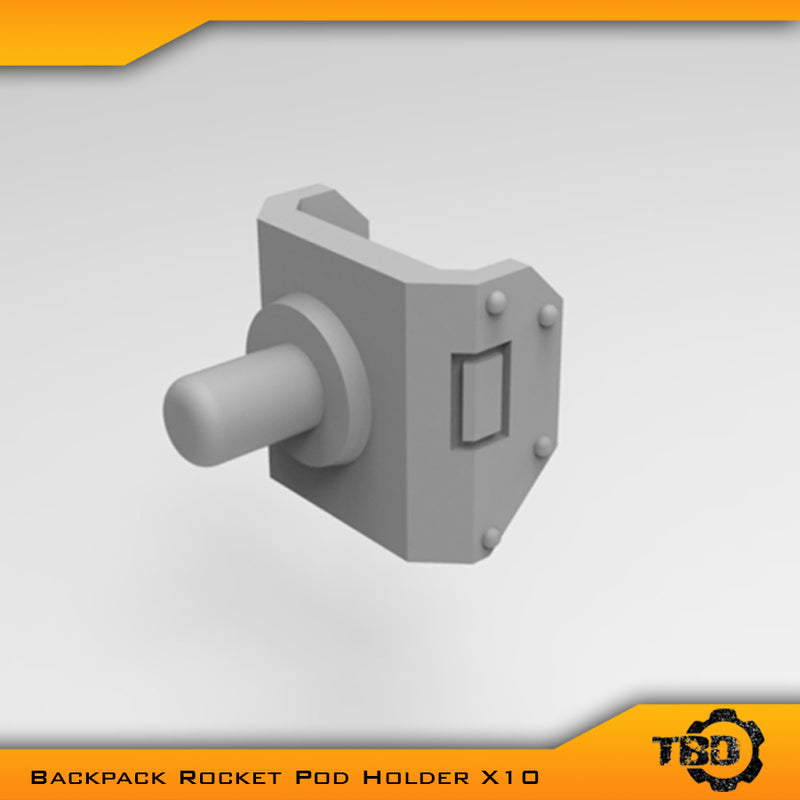 Backpack Rocket Pod Holder X10 - Only-Games