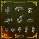 Backpack decoration and shouldershields AW - Only-Games