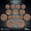 Barren Earth Base Set - x15 Unique Bases - Only-Games