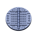 Sci-Fi Industrial Floor Base Toppers – 32mm Round Bases - Only-Games