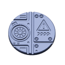 Sci-Fi Industrial Floor Base Toppers – 32mm Round Bases - Only-Games