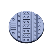 Sci-Fi Factory Floor Base Toppers – 32mm Round Bases - Only-Games
