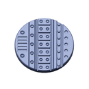 Sci-Fi Factory Floor Base Toppers – 32mm Round Bases - Only-Games