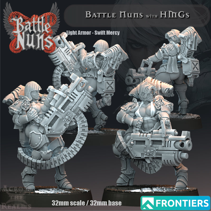 Battle Nuns with HMGs - Light Armor - Only-Games