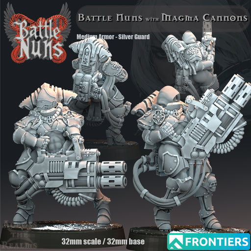 Battle Nuns with Magma Cannons - Medium Armor - Only-Games
