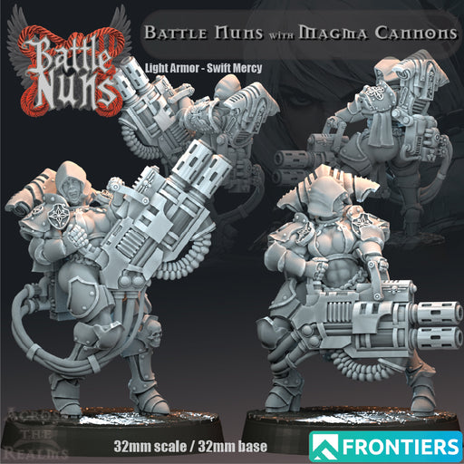 Battle Nuns with Magma Cannons - Light Armor - Only-Games